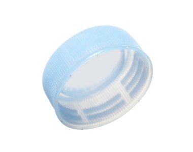 Bir su şişesi kapağı beyaza izole edilmiş