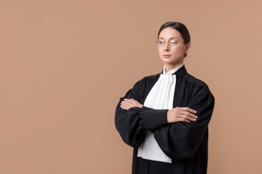 Açık kahverengi arkaplan, metin için boşluk