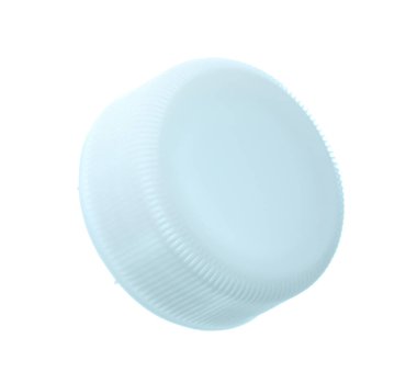 Bir su şişesi kapağı beyaza izole edilmiş