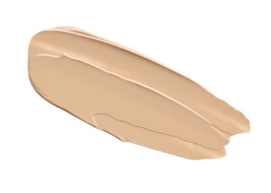 Temelde beyaz, üst görünümde izole edilmiş örnek