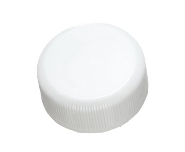 Bir su şişesi kapağı beyaza izole edilmiş