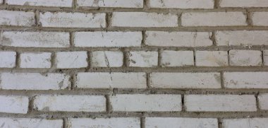 Arkaplan olarak tuğla duvarın dokusu, yakın plan