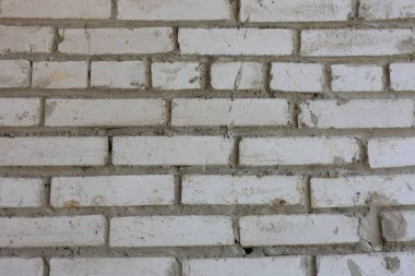 Arkaplan olarak tuğla duvarın dokusu, yakın plan