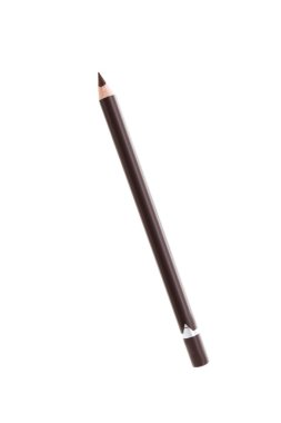 Beyaz arka planda kahverengi kaş kalemi