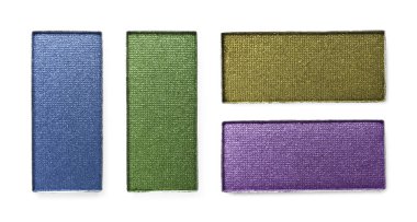 Beyaz arka planda farklı bir göz farı, set. Gölgelerin Paleti