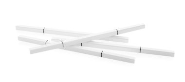 Çoğu beyaz kaş kalemlerini kıvırır.