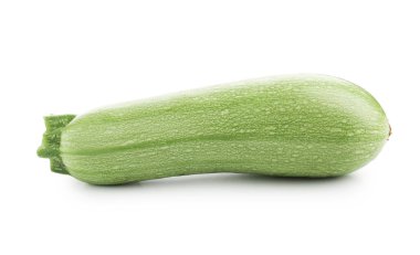 Taze olgun bir kabak beyaza izole edilmiş.