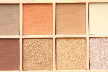 Arka plan olarak güzel göz falı paleti, üst görünüm