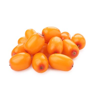 Taze olgun deniz cehri çilek beyaz izole