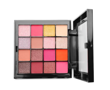 Güzel bir göz farı paleti, beyaz, üst manzara