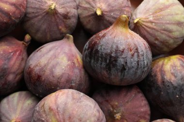 arka plan, üstten görünüm olarak taze olgun incir