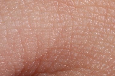 Macro view of human skin as background