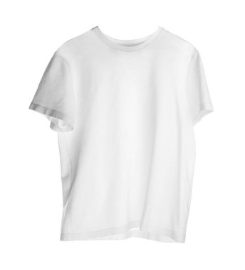 Tişört beyaza izole edilmiş. Tasarım için model