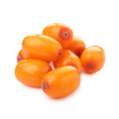 Taze olgun deniz cehri çilek beyaz izole