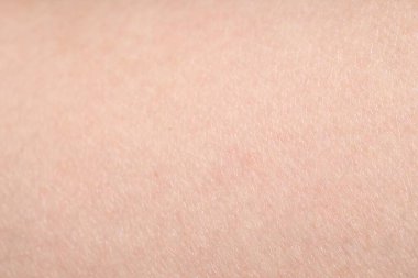 Arka plan olarak normal cilt dokusu, yakın plan