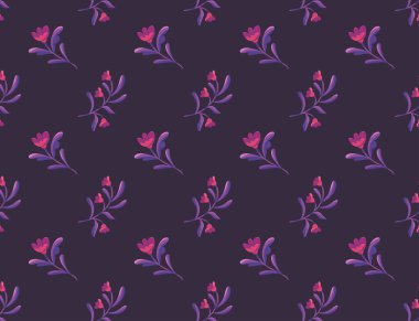 Çiçeksiz desen, vektör illüstrasyonu.