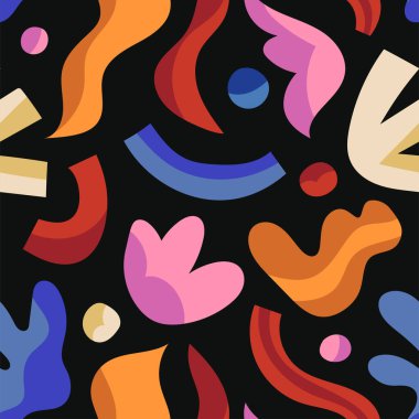 Çiçeksiz desen, vektör illüstrasyonu.