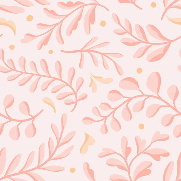 Beautiful Floral Seamless Pattern Vector Illustration — Stock Vector
