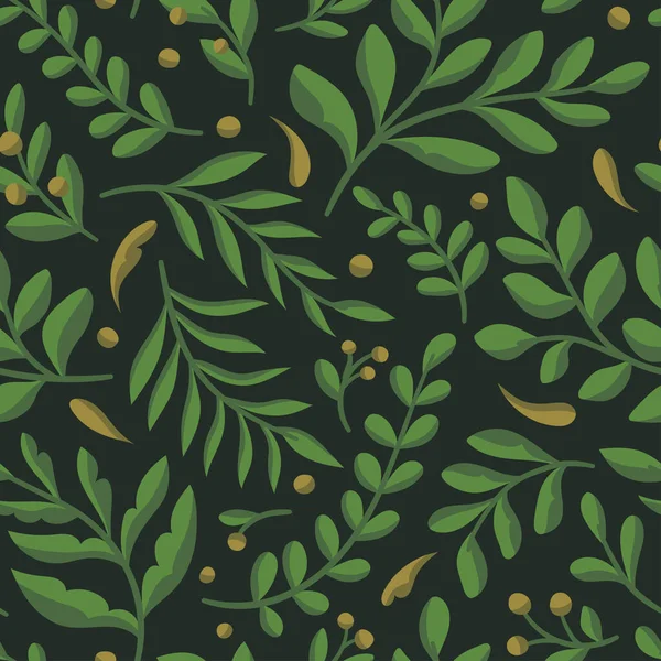 Schöne Florale Nahtlose Muster Vektorillustration — Stockvektor