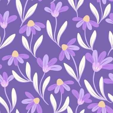 beautiful  pattern with flowers,  web illustration