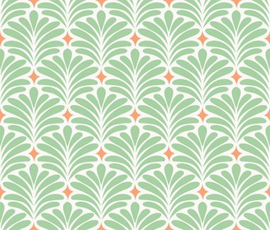 Kusursuz sanat deco soyut desen. Geometrik modern arkaplan. Vektör illüstrasyonu.