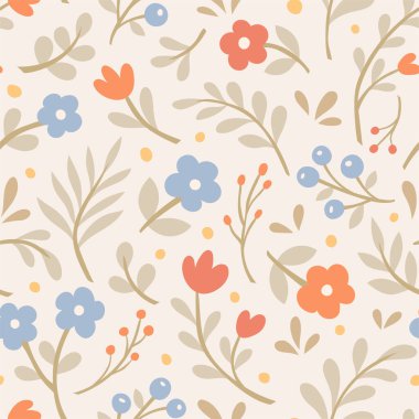 Güzel, pürüzsüz desen, çiçekli arka plan. 