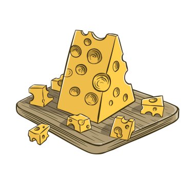 delikli peynir parçası