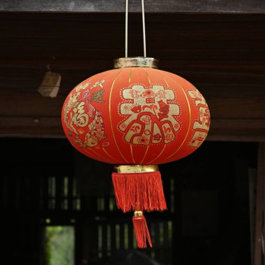 Tayland 'da yanmayan Çin fenerleri.