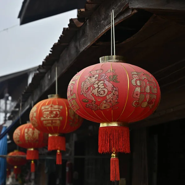 stock image Chinese lanterns that don't light up in Thailand