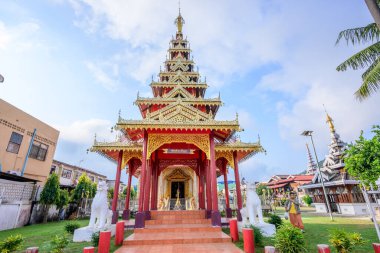Mae Hong Son 'da bir Tayland tapınağı..