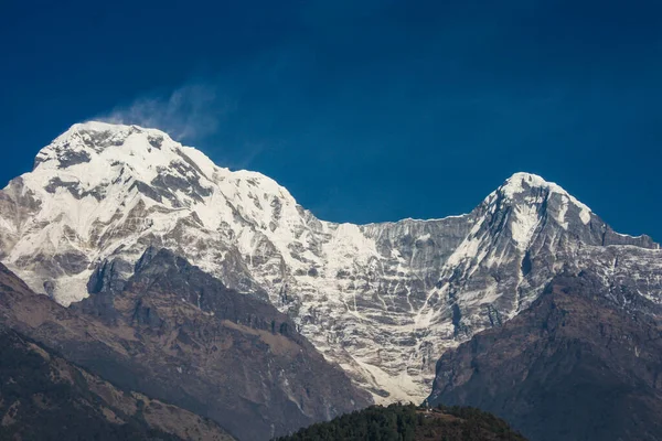 Mardi Himal Machhapuchhare Montanha Annapurna Visto Durante Annapurna Base Camp — Fotografia de Stock