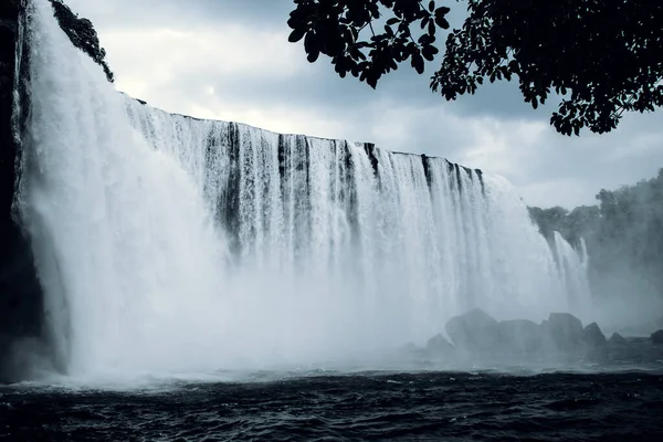 Hermosas Cascadas Lumangwe Falls Río Kalungwishi Norte Zambia África — Foto de Stock