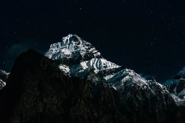 Mount Manaslu Und Seine Fernsicht Vom Dorf Shyala Während Des — Stockfoto