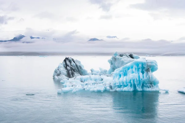 Jokulsarlon Glacier Lagoon Big Floating Icebergs Jokulsarlon Islândia — Fotografia de Stock