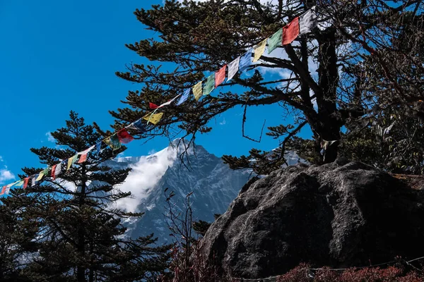 Campamento Base Del Everest Amadablam Trekking Himalaya Solukhumbu Nepal —  Fotos de Stock