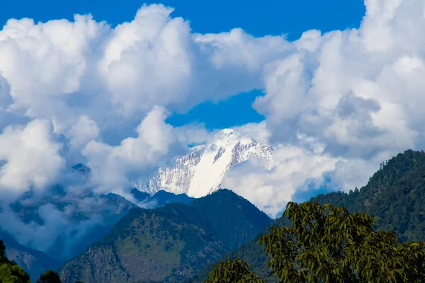 Güzel Dağ Manzarası Dağı Saipal Sahil Kampı Bajura Nepal Himalaya — Stok fotoğraf