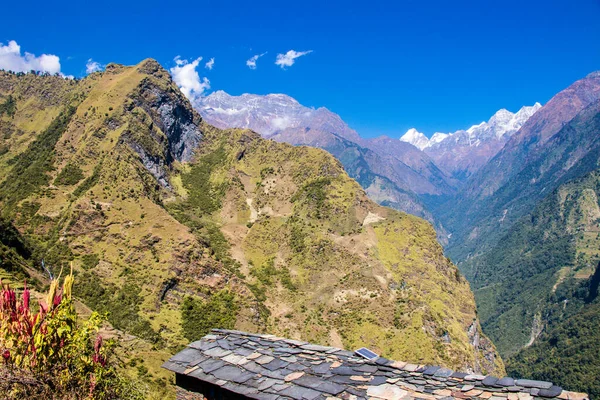 Comunidad Aldeas Las Colinas Himalayas Nepal Darchula Nepal Turismo Aldeas — Foto de Stock