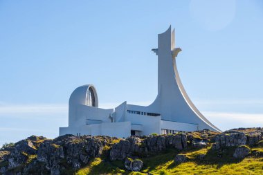 Modern Church Architecture in Iceland Stykkisholmur