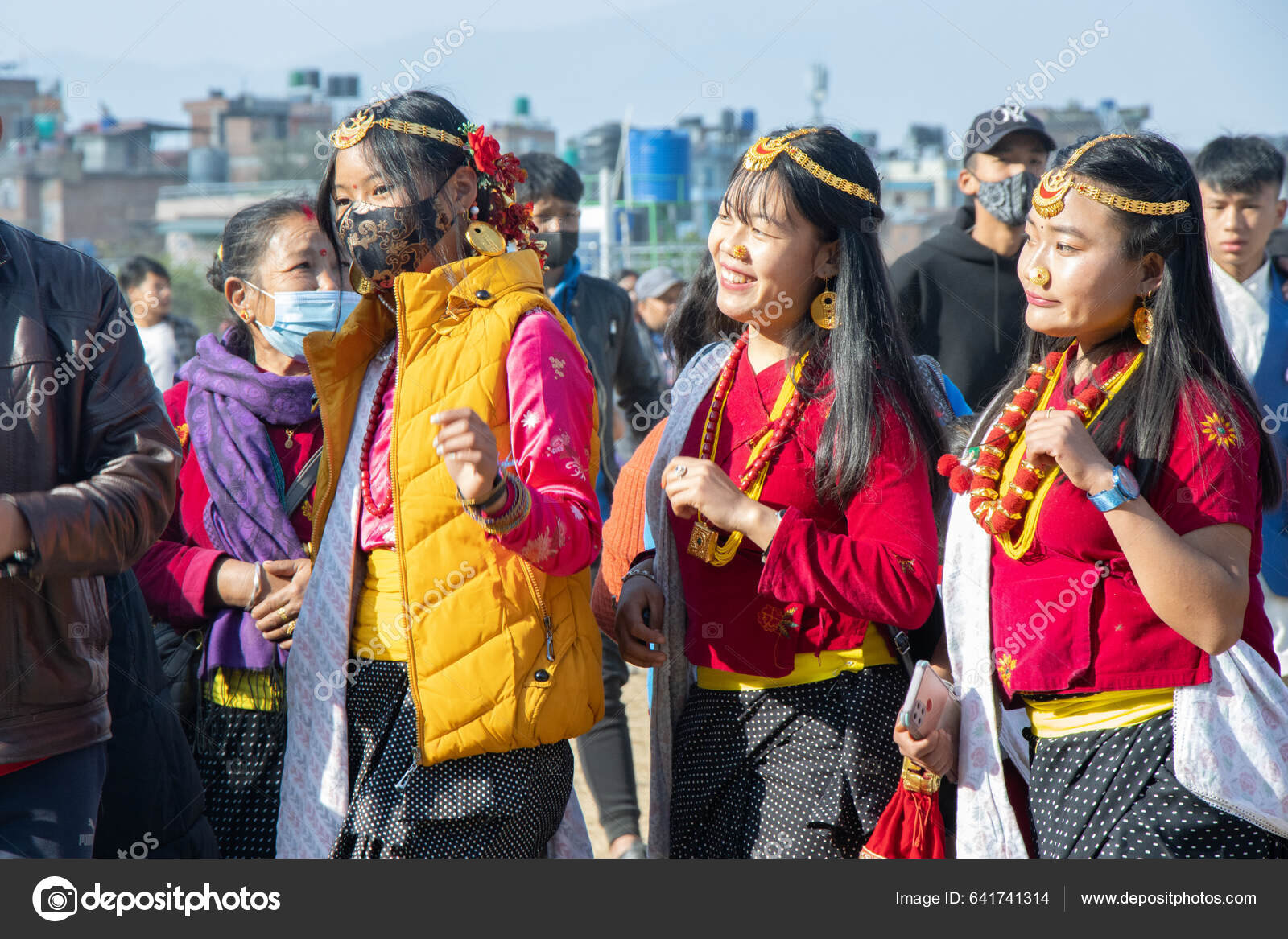 Kathmandu Nepal December 2021 Rai Limbu Community