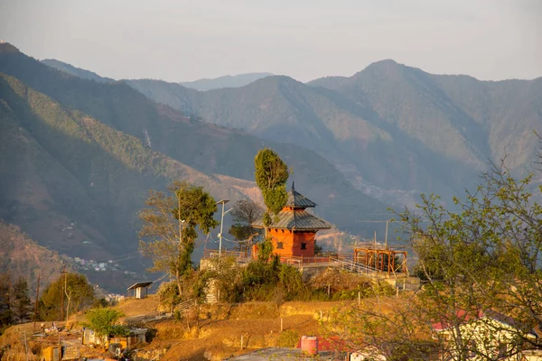 Manakamana Mai Tapınağı Nepali Mimarlık Geleneği Kalupande Hills Indrasthan Katmandu — Stok fotoğraf