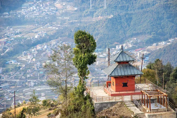 Manakamana Mai Temple Nepáli Építészeti Hagyomány Kalupande Hills Indrasthan Kathmandu — Stock Fotó