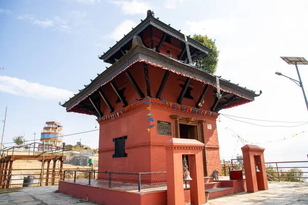 Храм Манакамана Май Непальская Архитектурная Традиция Калупанде Хиллс Индрастан Катманду — стоковое фото