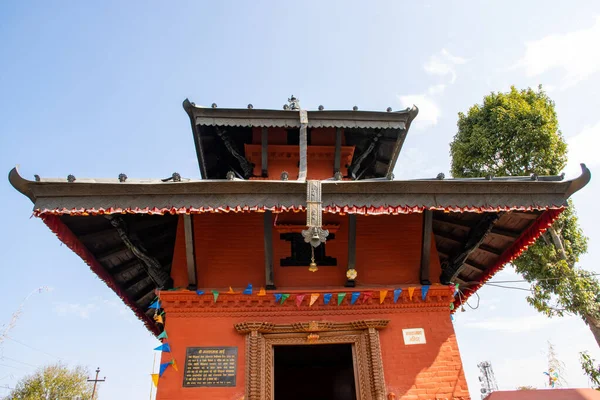 Manakamana Mai Tapınağı Nepali Mimarlık Geleneği Kalupande Hills Indrasthan Katmandu — Stok fotoğraf