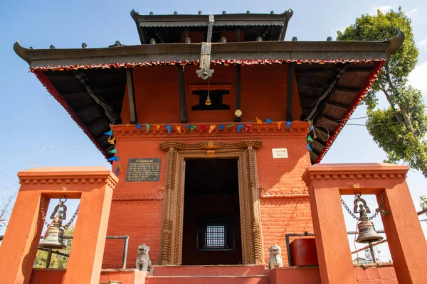 Храм Манакамана Май Непальская Архитектурная Традиция Калупанде Хиллс Индрастан Катманду — стоковое фото