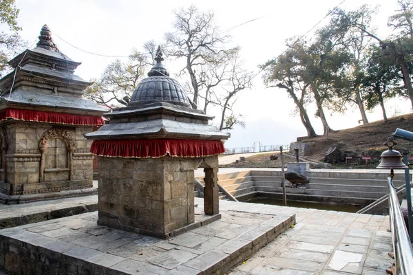 Kalupande Hills Chandragrii カトマンズ ネパールにあるIndrasthan Temple Indradaha Pond — ストック写真