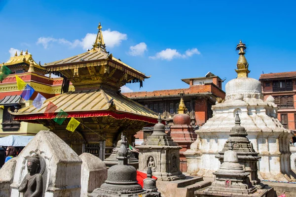 Site Patrimoine Mondial Unesco Swayambhunath Monkey Temple Des Bouddhistes Hindous — Photo