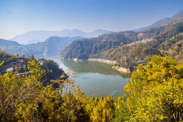 Kulekhani Indrasarovar Lake Krásné Nepálské Jezero Makawanpuru Nepál — Stock fotografie