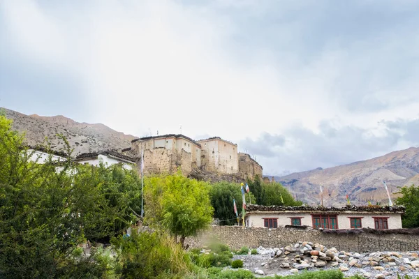 Schöne Chhusang Aka Chuksang Dorf Upper Mustang Des Himalaya Gebirges — Stockfoto