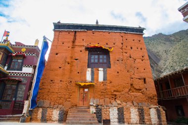 Kag Chode Thupten Samphel Ling Manastırı, Kagbeni, Centuries Old Gompa Gumba, Yukarı Mustang, Nepal