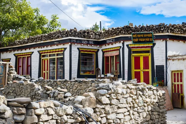Кагбени Непал Июля 2023 Года Ресторан Деревни Кагбени Верхний Мустанг — стоковое фото